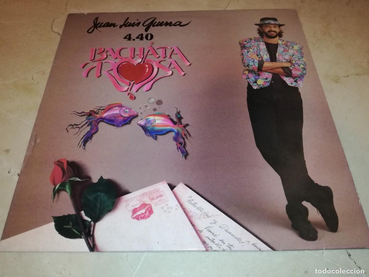 Discos de vinilo: JUAN LUIS GUERRA 4. 40-BACHATA ROSA-CONTIENE ENCARTE-ORIGINAL 1990