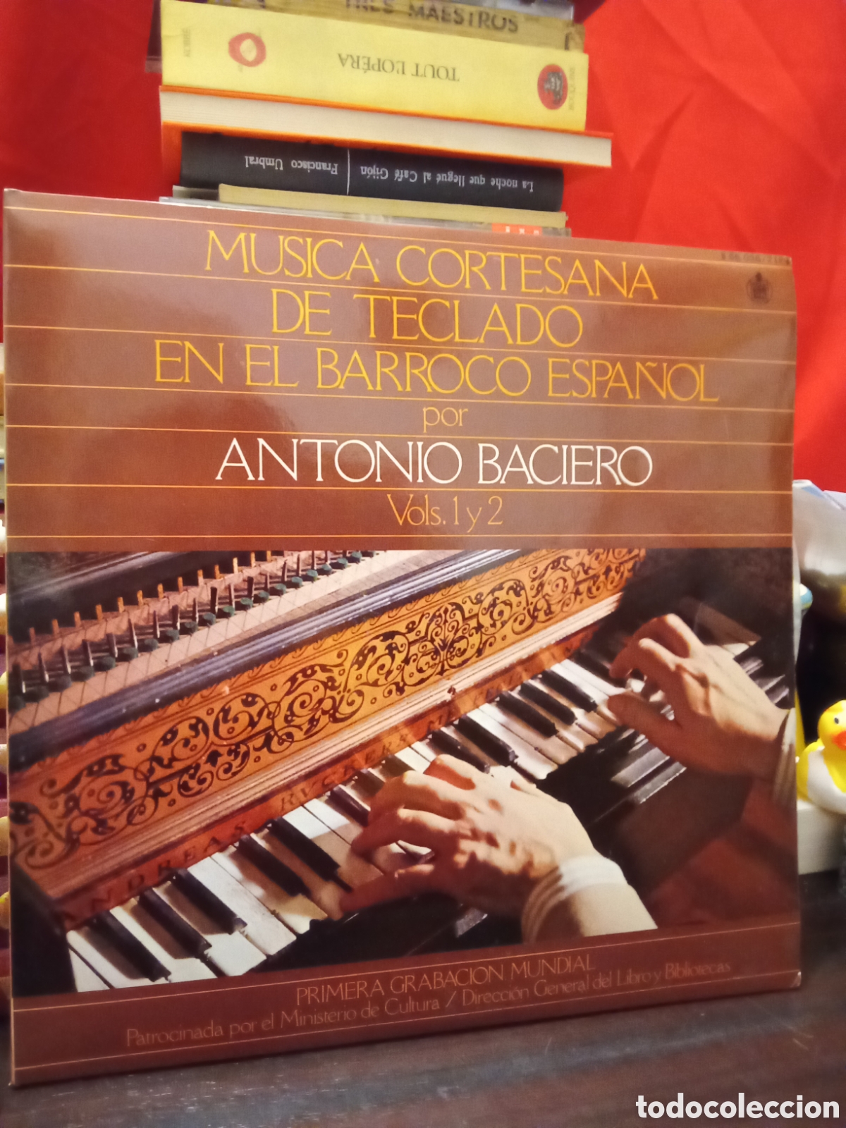 Discos de vinilo: MUSICA CORTESANA DE TECLADO EN EL BARROCO ESPA&Ntilde;OL - ANTONIO BACIERO - hispavox 2 LP