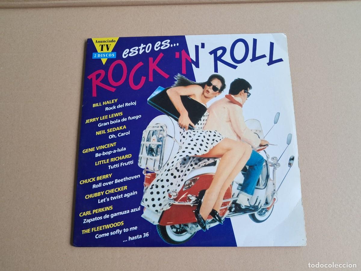 Discos de vinilo: VARIOS ARTISTAS - ESTO ES ROCK N ROLL DOBLE LP 1991