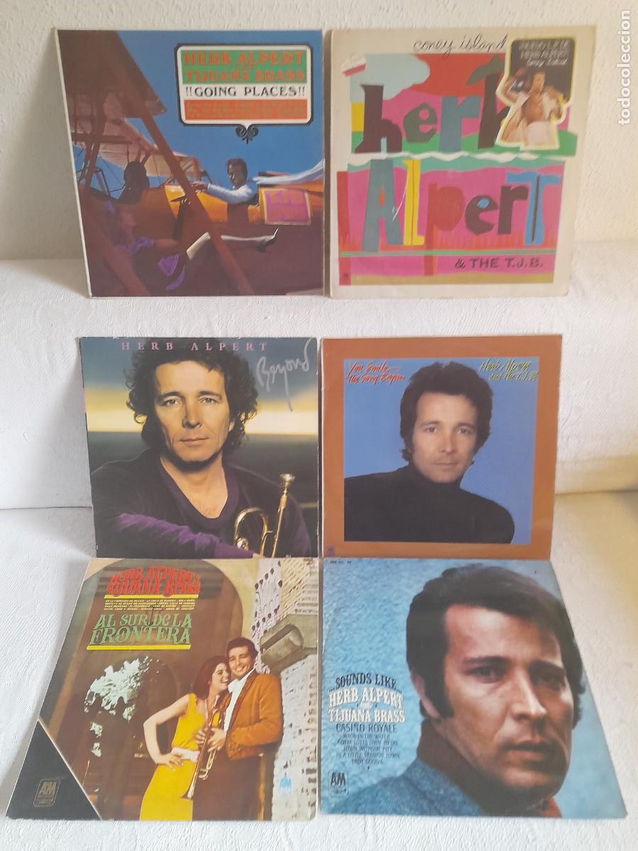 Discos de vinilo: HERB ALPERT Magnifico Lote 6 Lps Excelente estado .Ver titulos y dem&aacute;s informaci&oacute;n en fotos.Posible