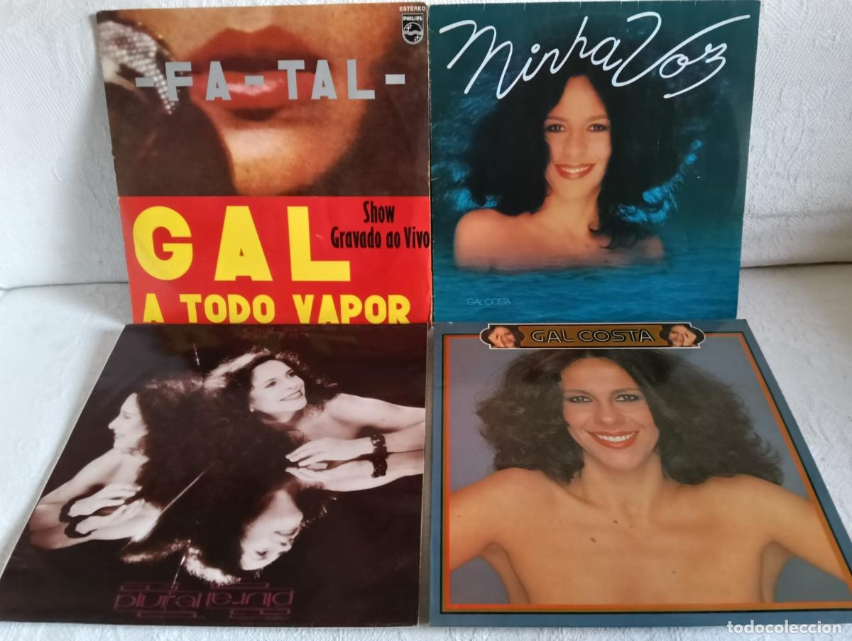 Discos de vinilo: GAL COSTA Magnifico Lote 4 Lps Excelente estado .Ver titulos y dem&aacute;s informaci&oacute;n en fotos.Posible ve
