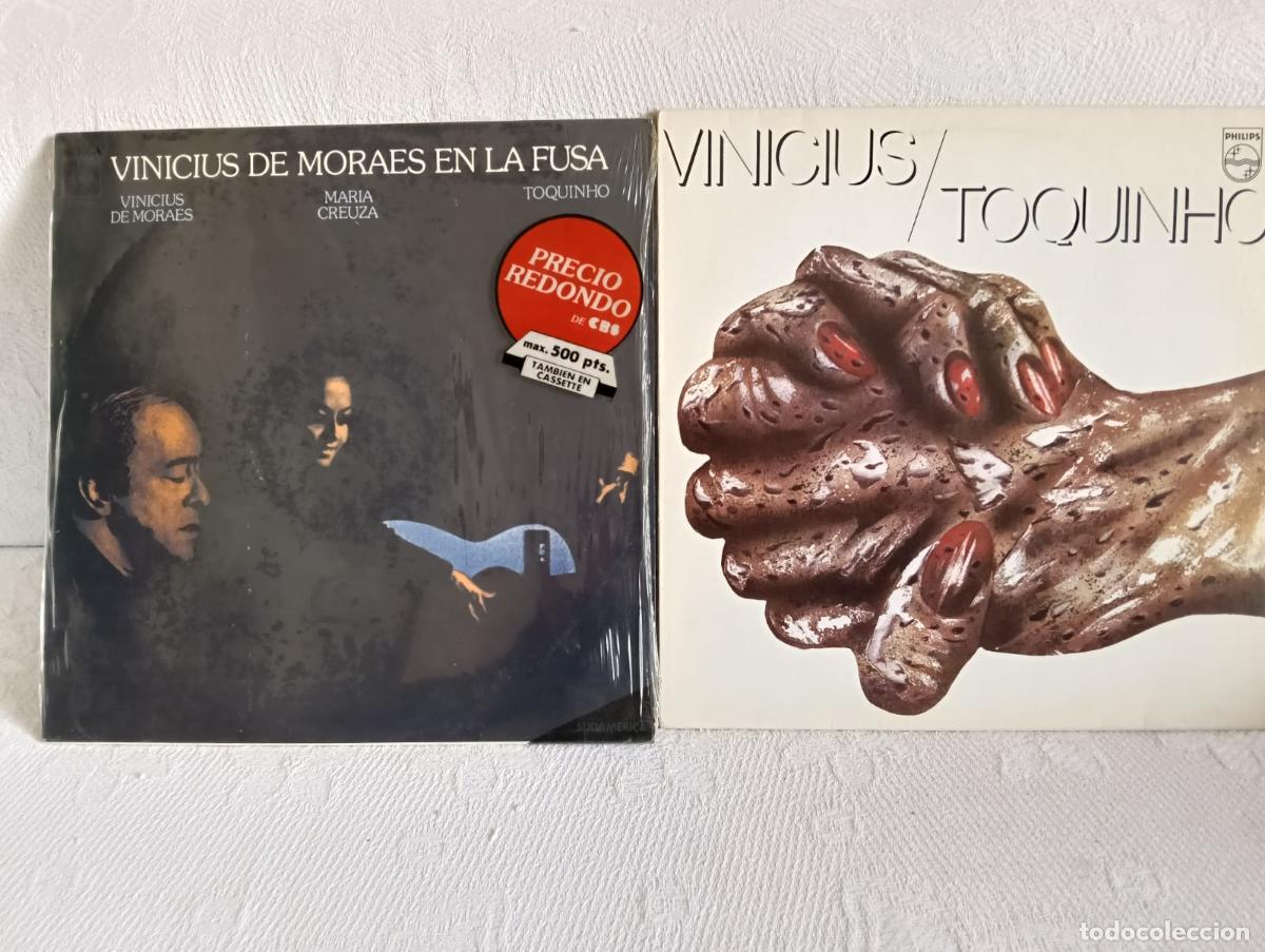 Discos de vinilo: VINICIUS DE MORAES Lote 2 Lps Excelente estado .Ver titulos y dem&aacute;s informaci&oacute;n en fotos.