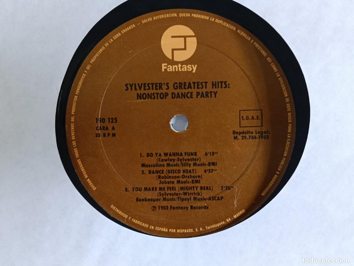 Discos de vinilo: Sylverte'sr Hits Nonstop Dance Party Disco sin portad Vinilo excelente .Ver titulos y dem&aacute;s informac