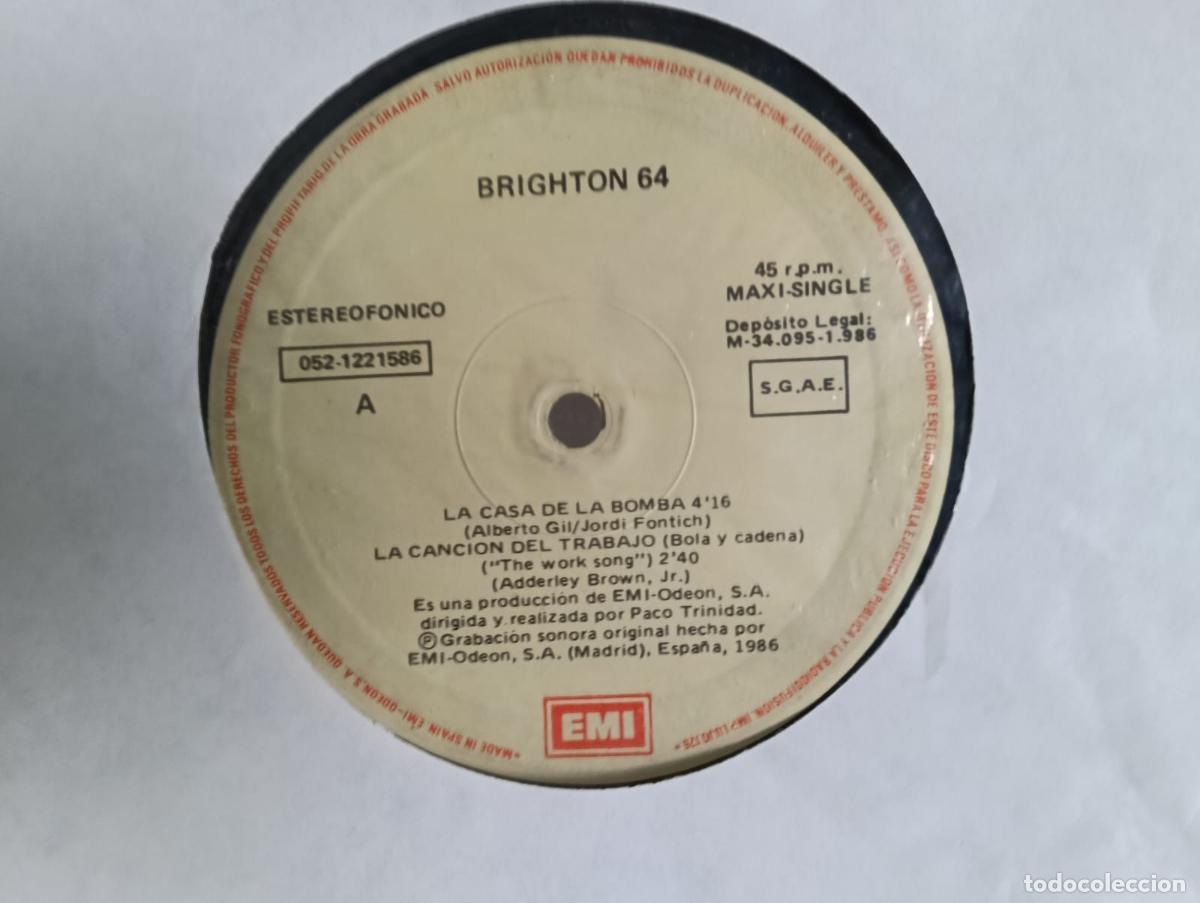 Discos de vinilo: BRIGHTON 64 La Casa de la Bomba Disco Mini Lp sin portada vinilo buen uso.Ver titulos y dem&aacute;s infor