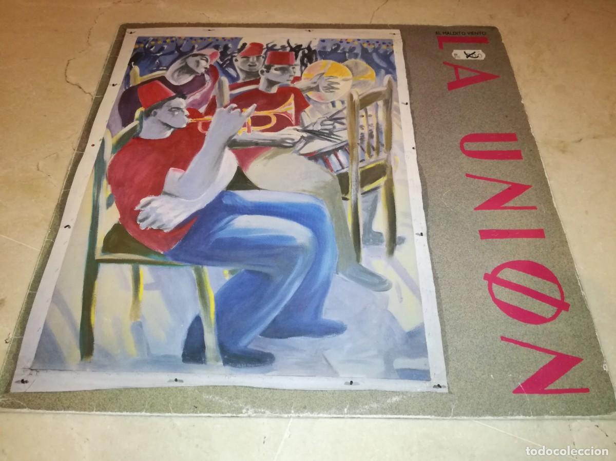 Discos de vinilo: LA UNION-EL MALDITO VIENTO-CONTIENE ENCARTE-ORIGINAL ESPA&Ntilde;OL 1985