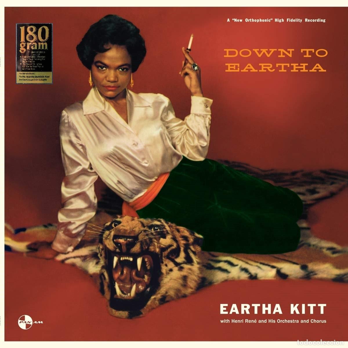 Discos de vinilo: Eartha Kitt * LP Vinilo Virgen 180g HQ * Down To Eartha * Ltd Rare * Precintado * 1955 * Bonus
