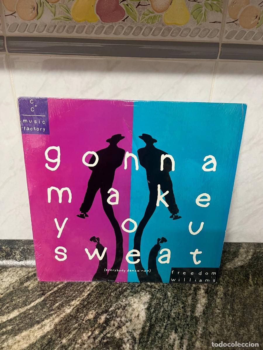 Discos de vinilo: C + C Music Factory Featuring Freedom Williams Gonna Make You Sweat (Everybody Dance Now)