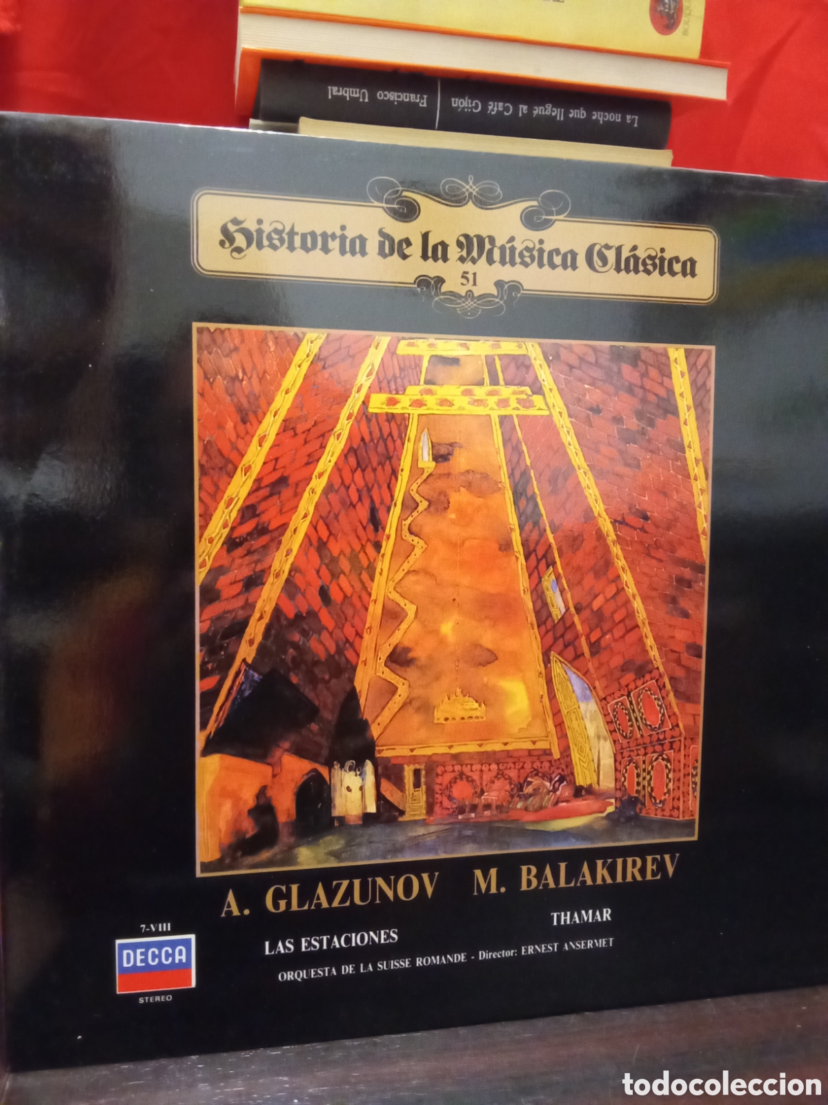 Discos de vinilo: A. GLAZUNOV M. BALAKIREV - decca LP