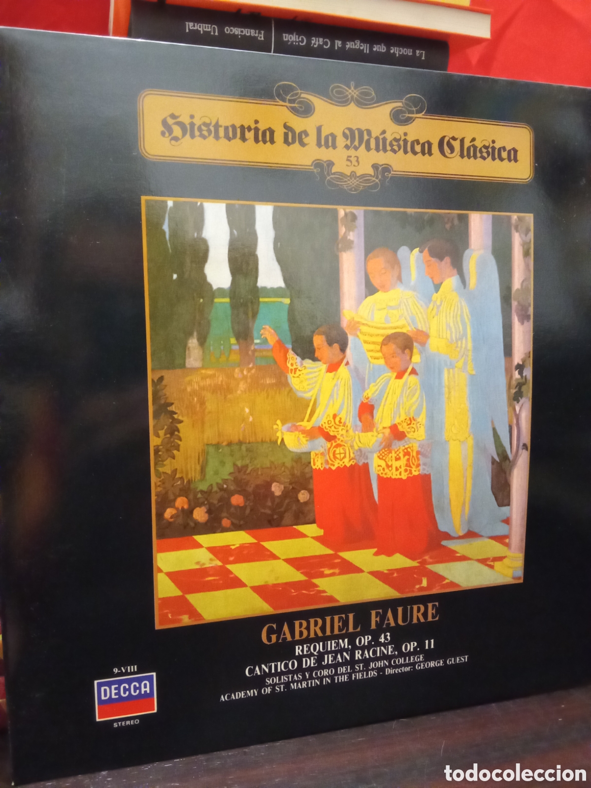 Discos de vinilo: GABRIEL FAURE - R&Eacute;QUIEM OP. 43 - decca LP
