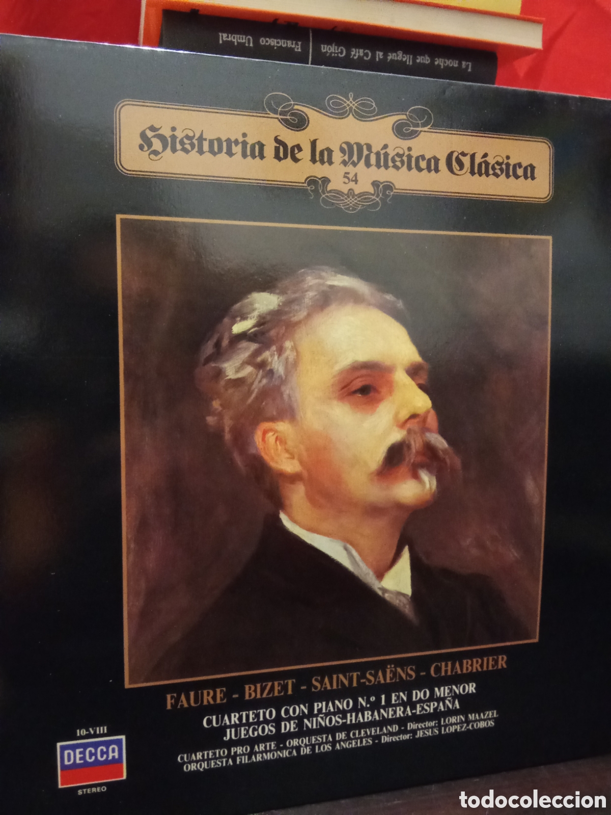 Discos de vinilo: FAURE - BIZET - SAINT SAENS - CHABRIER - decca LP