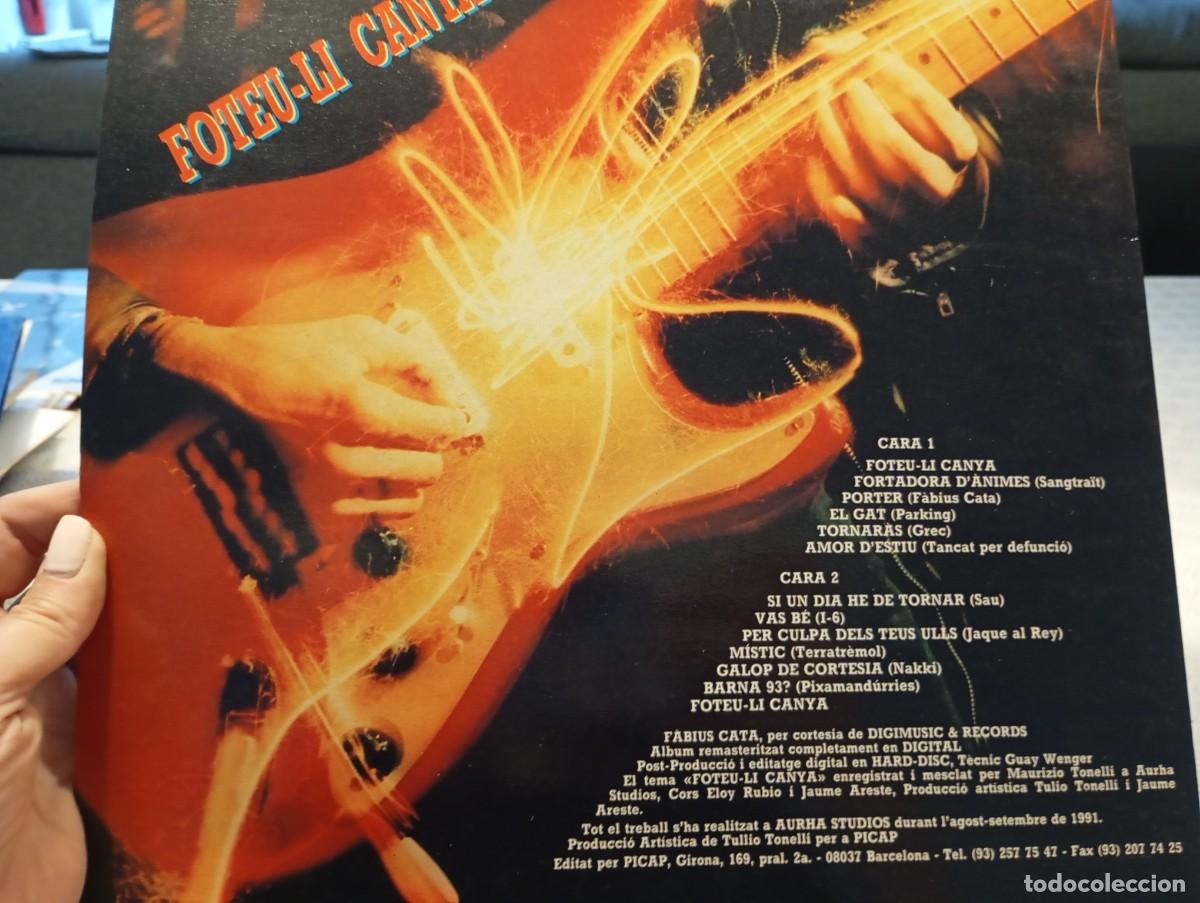 Discos de vinilo: Vinilo FOTEU-LI CANYA (Recopilatorio Rock Catal&aacute;n 1991)