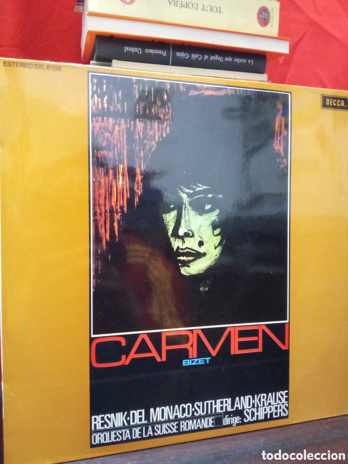 Discos de vinilo: CARMEN BIZET - RESNIK &bull; DEL MONACO &bull; SUTHERLAND &bull; KRAUSE decca LP