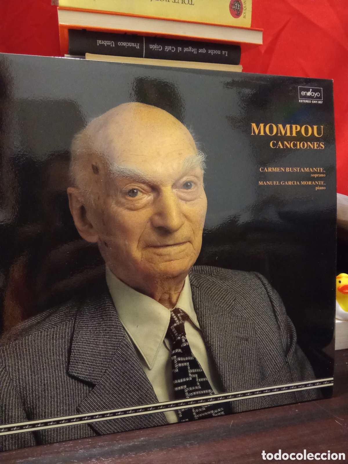 Discos de vinilo: MOMPOU CANCIONES - CARMEN BUSTAMANTE soprano / MANUEL GARC&Iacute;A MORANTE piano LP