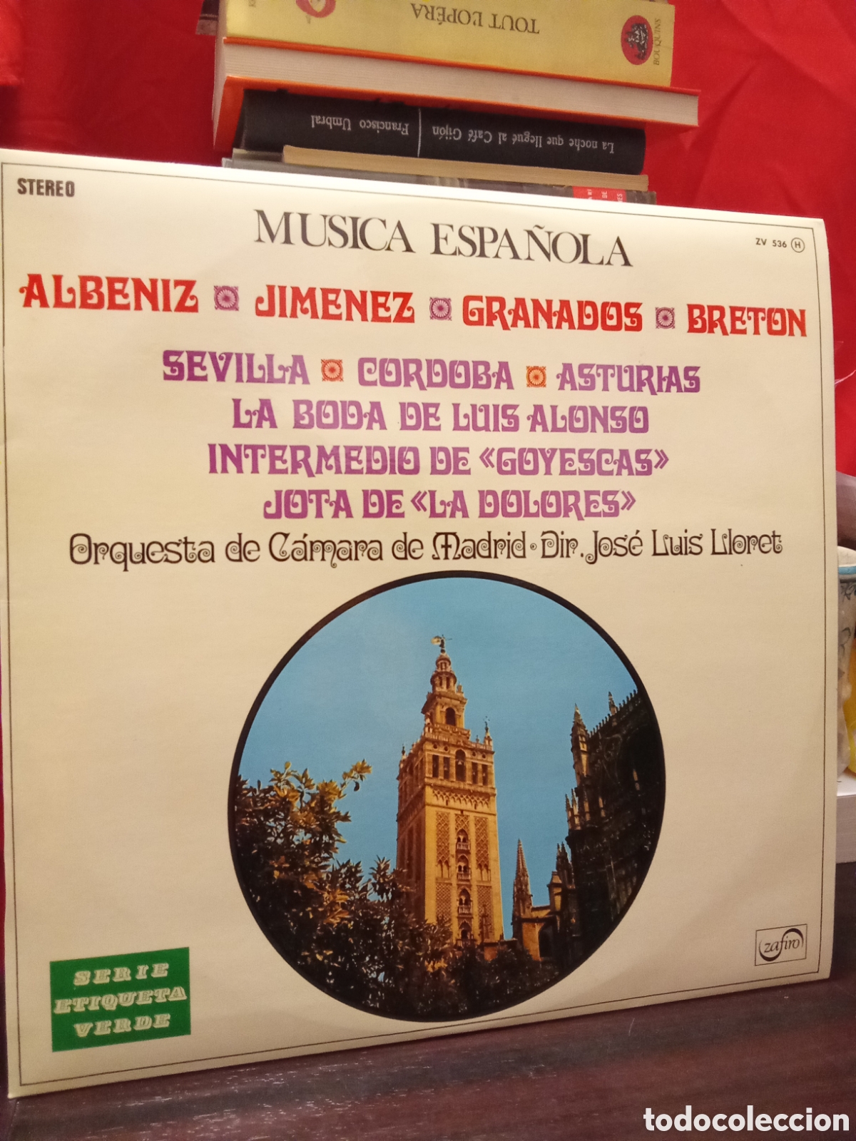 Discos de vinilo: MUSICA ESPA&Ntilde;OLA ALBENIZ &bull; JIM&Eacute;NEZ &bull; GRANADOS &bull; BRETON - zafiro stereo LP