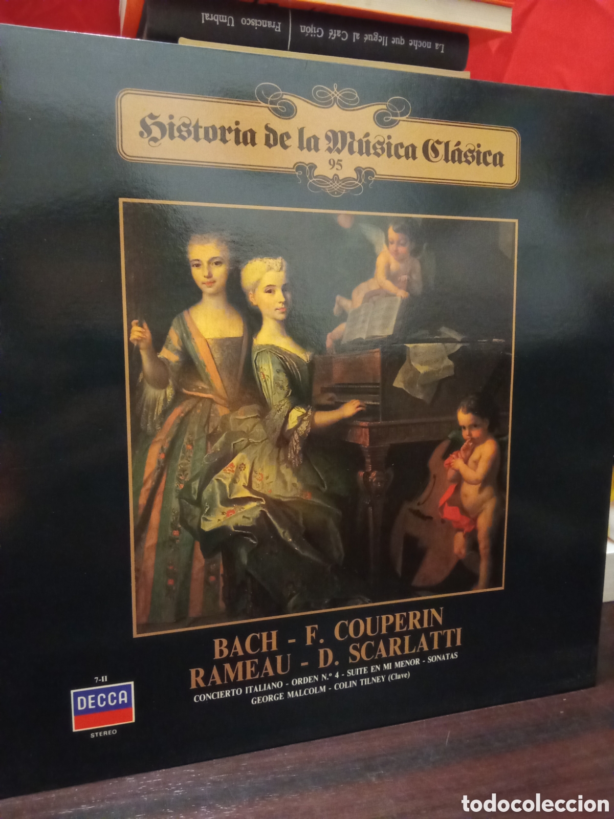 Discos de vinilo: BACH - F. COUPERIN RAMEAU - D. SCARLATTI - decca LP