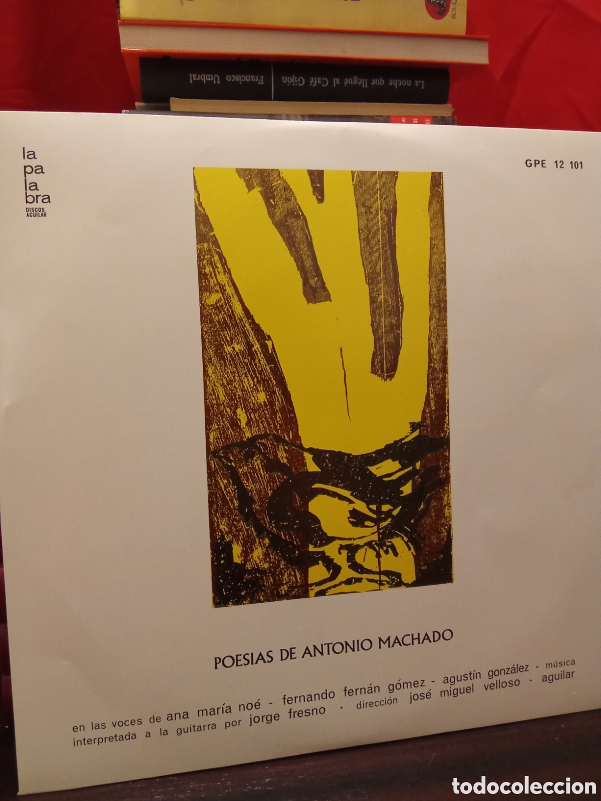 Discos de vinilo: POESIAS DE ANTONIO MACHADO - la palabra DISCOS &Aacute;GUILAR LP