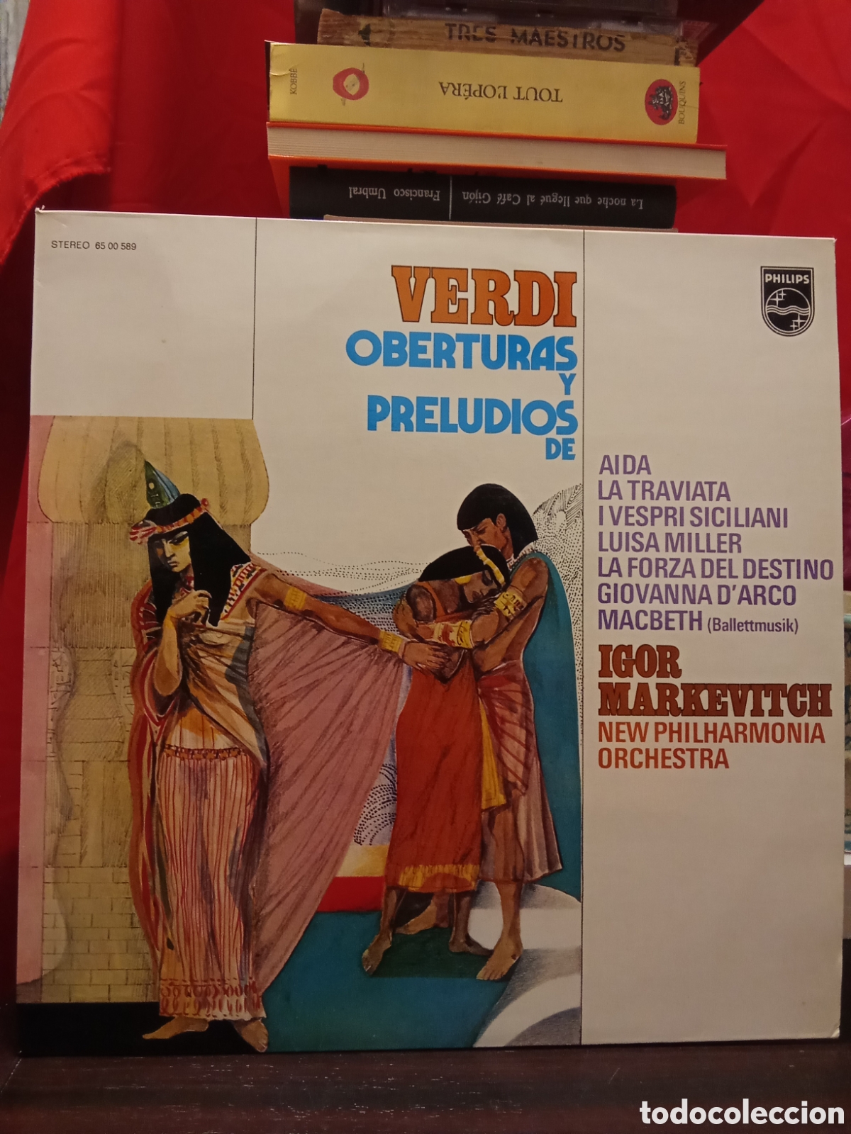 Discos de vinilo: VERDI OBERTURAS Y PRELUDIOS - philips LP