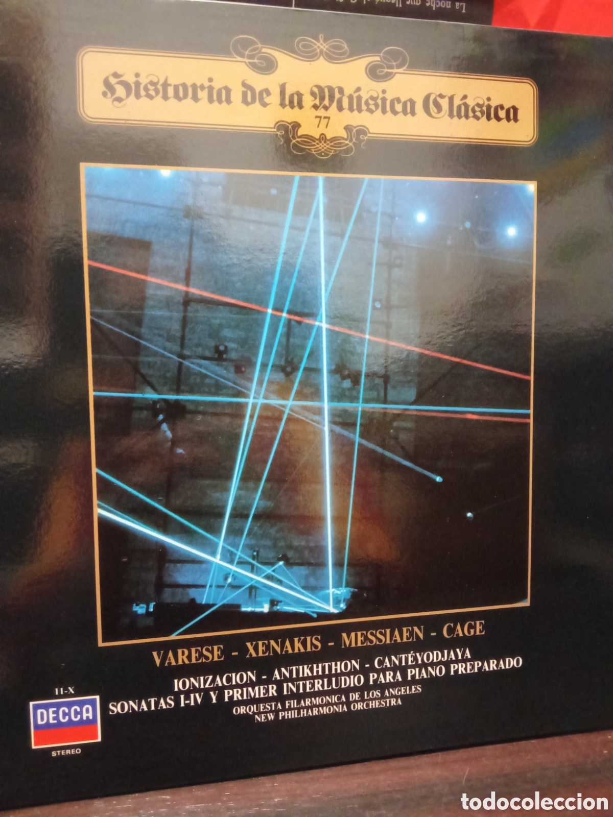 Discos de vinilo: VARESE - XENAKIS - MESSIAEN - CAGE - decca LP