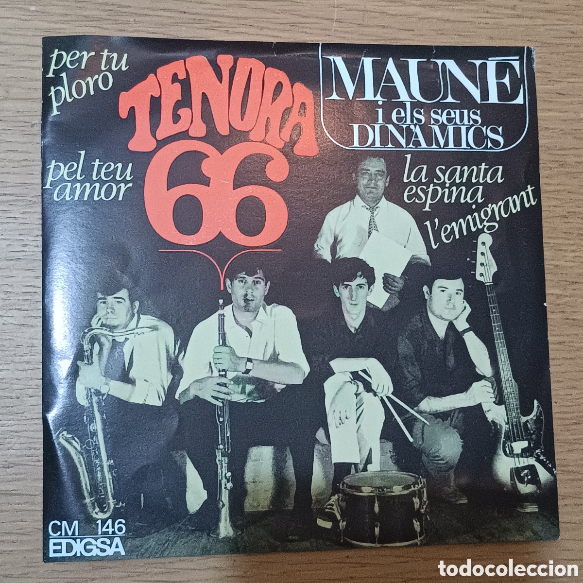 Discos de vinilo: Maun&egrave; I Els Seus Dinamics 7&rdquo; Tenora 66