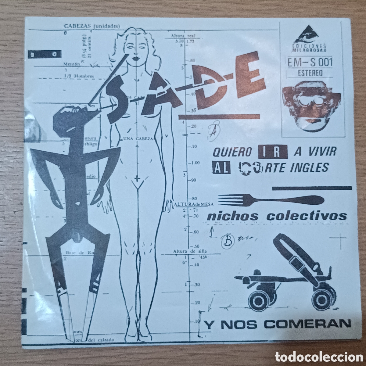 Discos de vinilo: Sade 7&rdquo; Quiero Ir A Vivir Al Corte Ingles