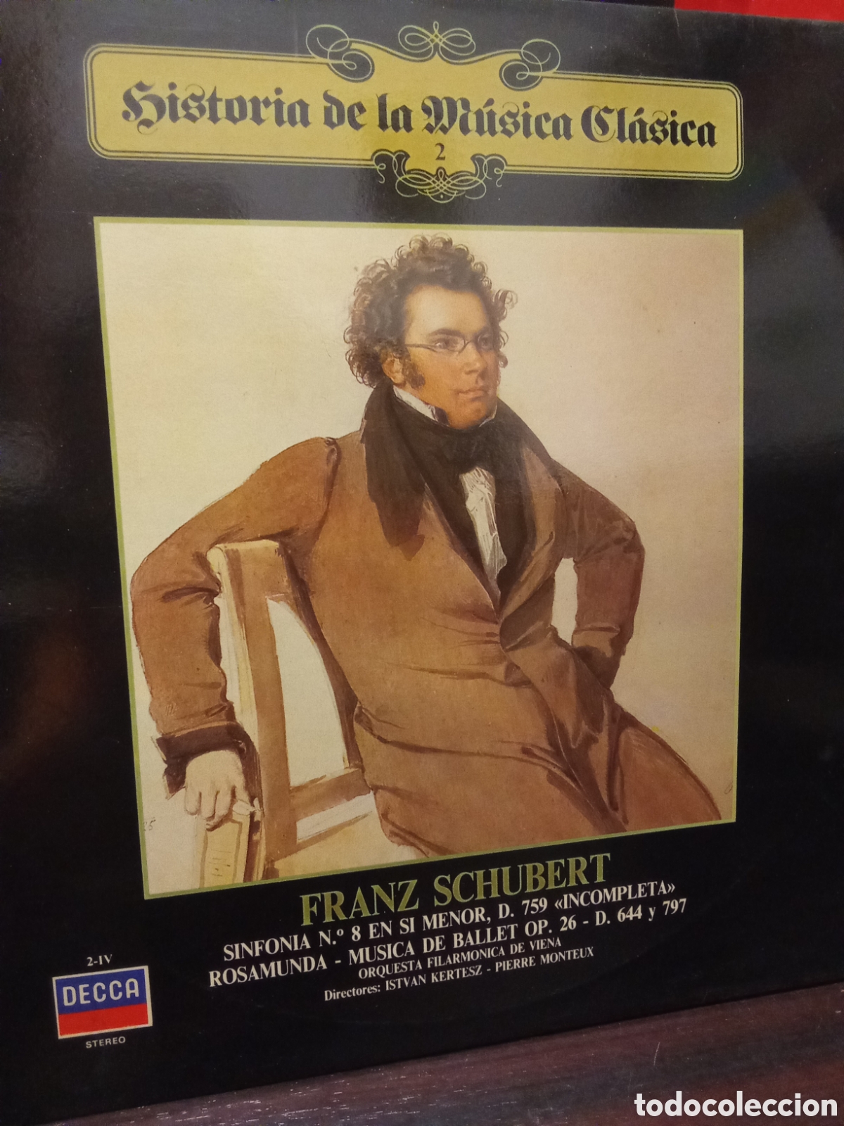 Discos de vinilo: FRANZ SCHUBERT - SINFONIA N. &deg; 8 EN SI MENOR - decca LP