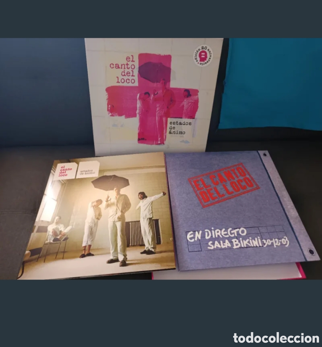 Discos de vinilo: EL CANTO DEL LOCO ESTADOS DE ANIMO 20 ANIVERSARIO EDICI&Oacute;N LIMITADA COLOR ROSA 2 LP