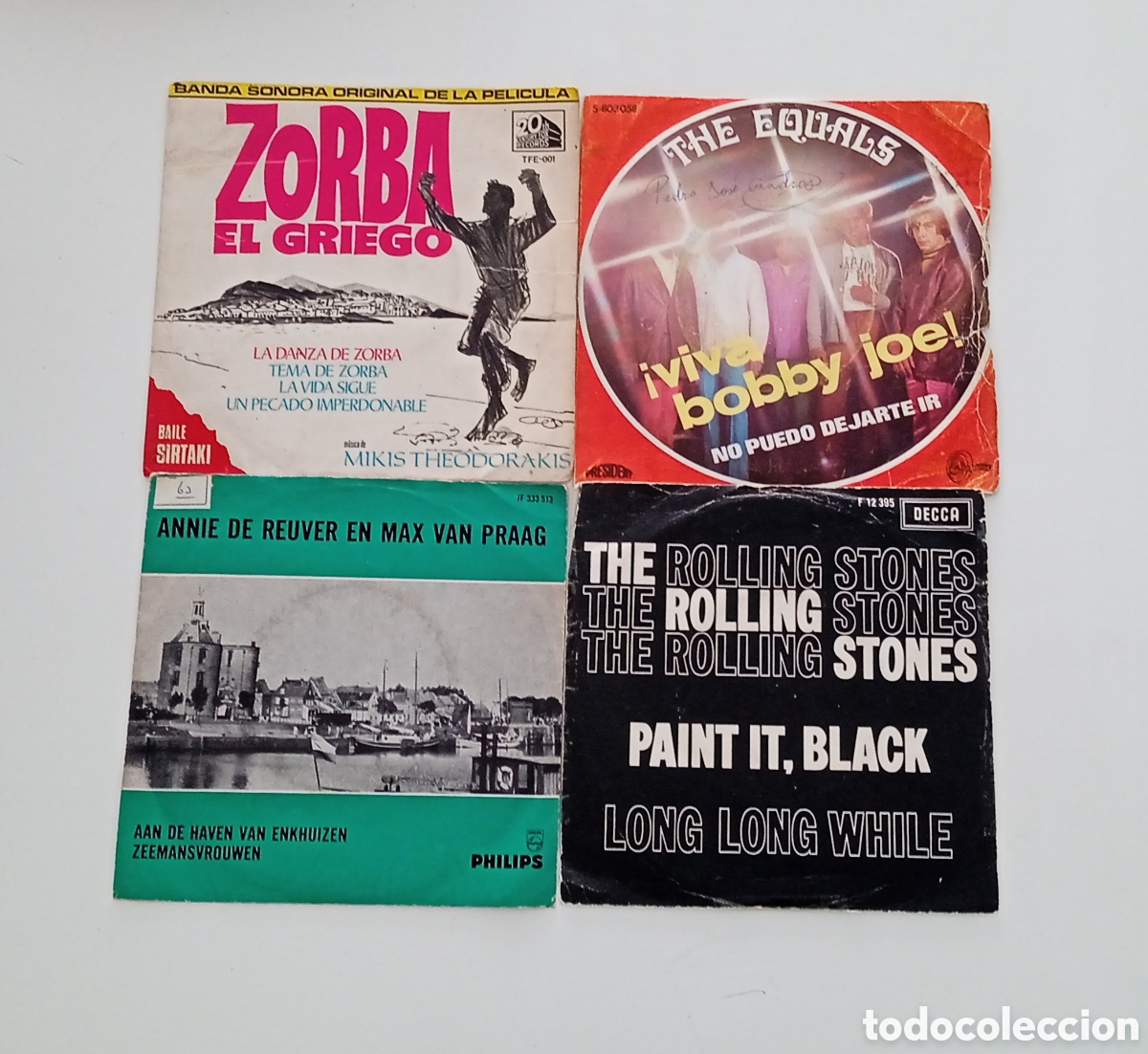 Discos de vinilo: Lote de singles a&ntilde;os 60 (II)