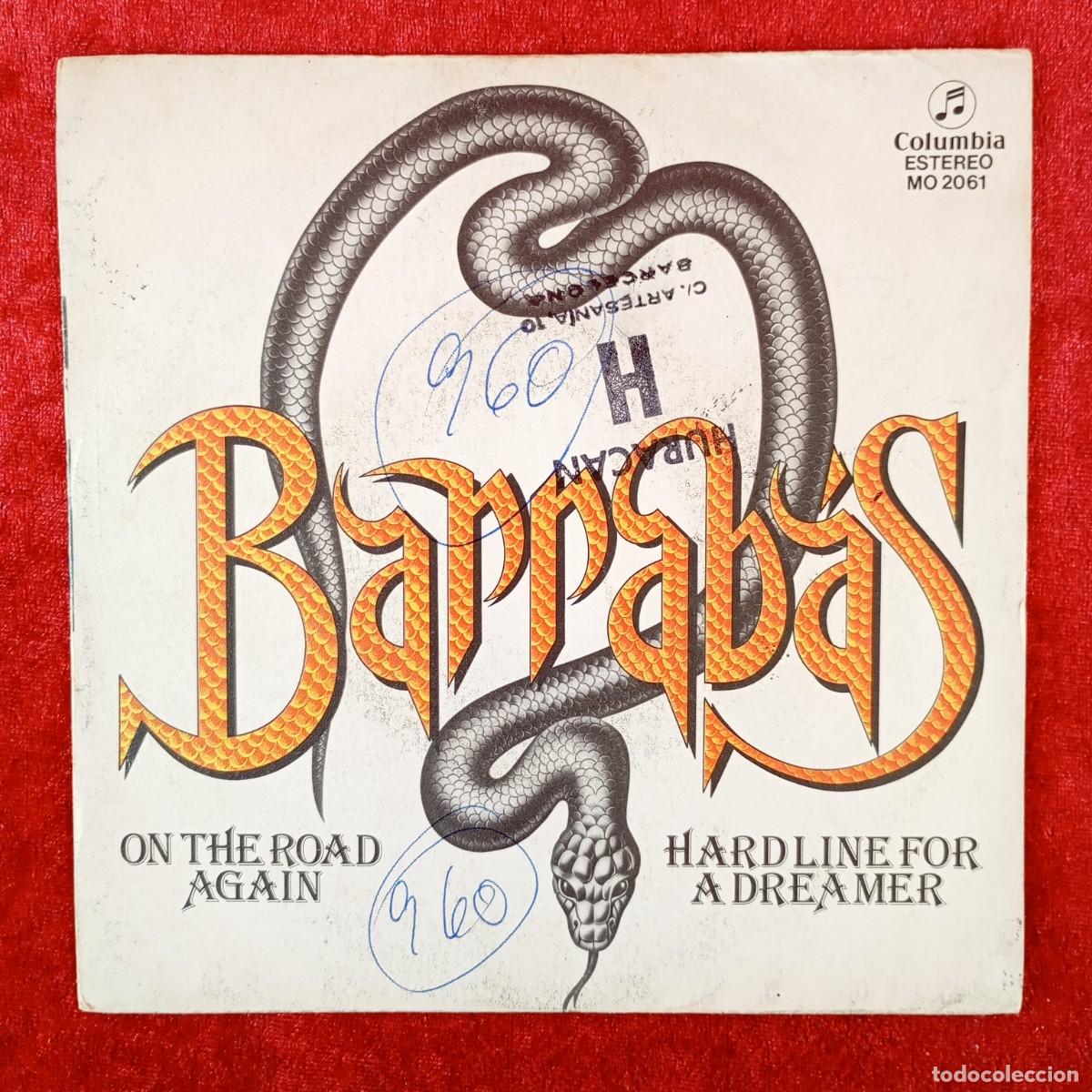 Discos de vinilo: BARRAB&Aacute;S - ON THE ROAD AGAIN, HARDLINE FOR A DREAMER - SINGLE VINILO - COLUMBIA - MO 2061 / 3137