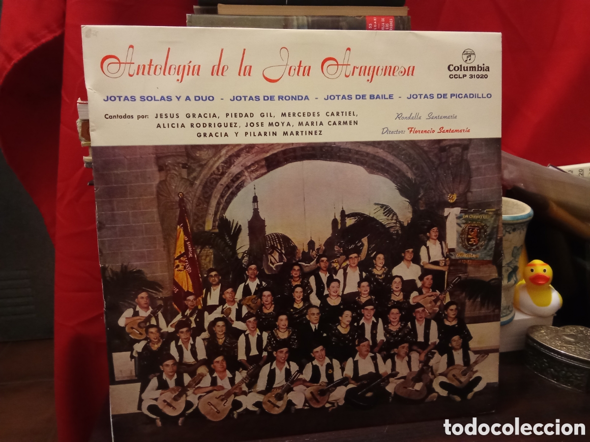 Discos de vinilo: Antolog&iacute;a de la Jota Arag&oacute;nesa - JOTAS SOLAS Y A DUO &bull; JOTAS DE RONDA &bull; JOTAS DE BAILE LP