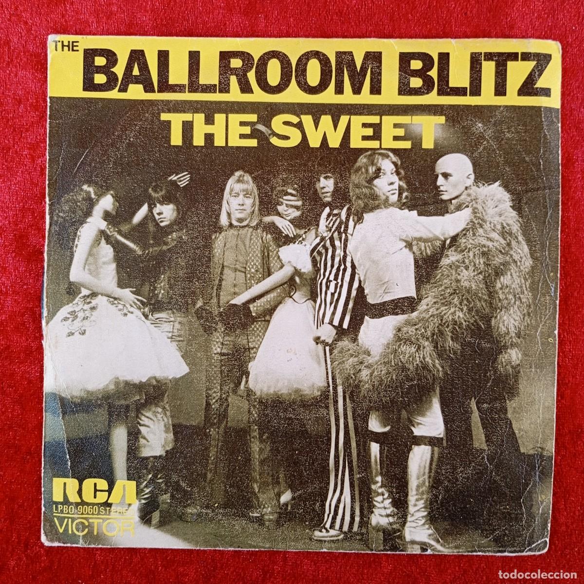 Discos de vinilo: THE SWEET - BALLROOM BLITZ, ROCK & ROLL DISGRACE - SINGLE VINILO - RCA - LPBO 9060 STEREO / 3163