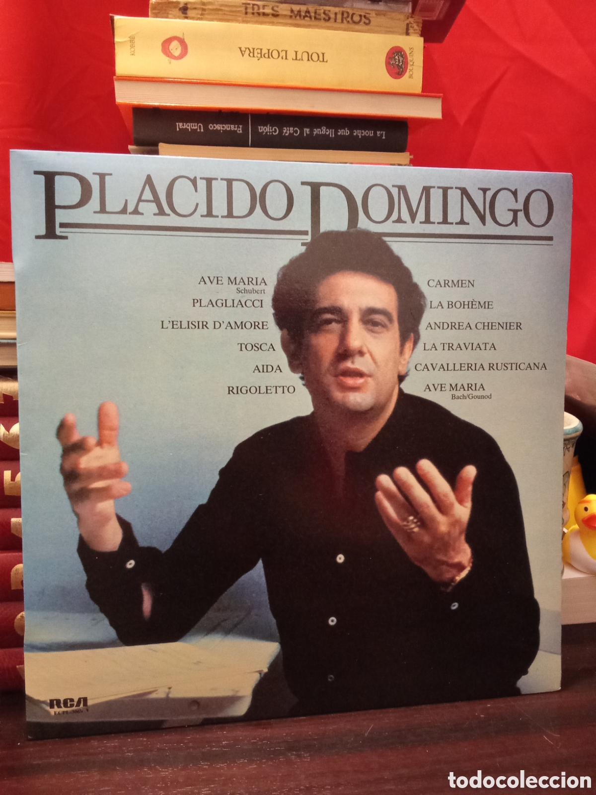 Discos de vinilo: PLACIDO DOMINGO - AVE MAR&Iacute;A Schubert - rca LP