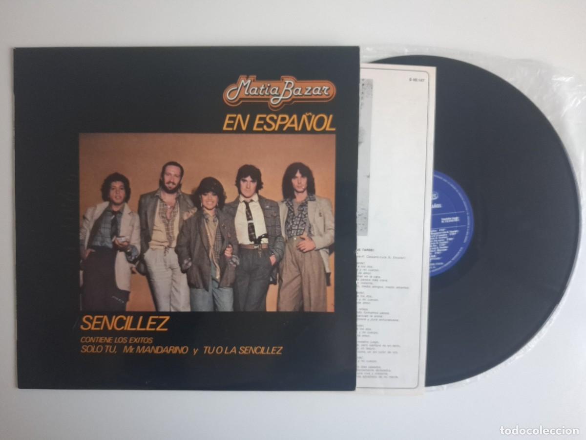Discos de vinilo: Matia Bazar &ndash; Matia Bazar En Espa&ntilde;ol (Sencillez)