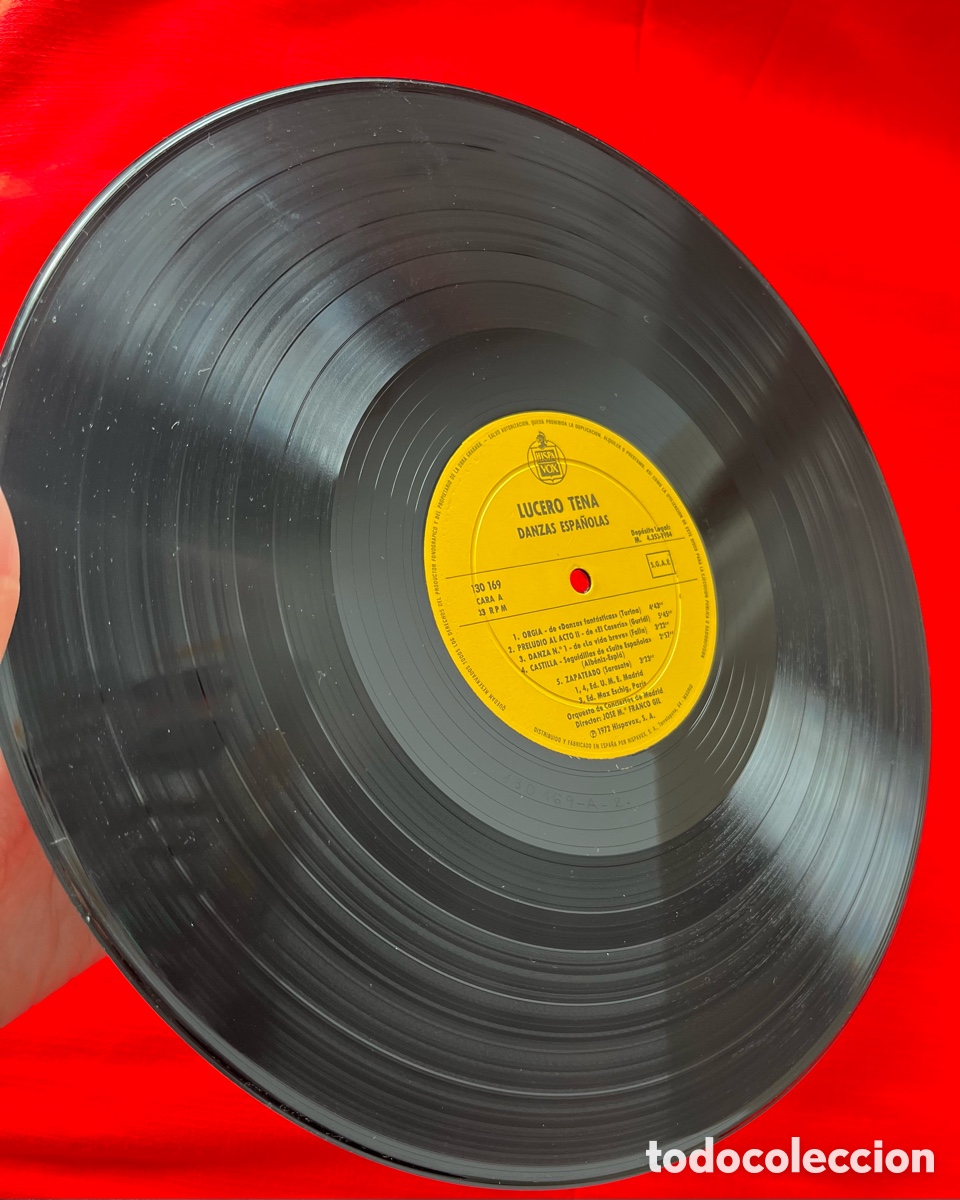 Discos de vinilo: Vinilo LP Lucero Tena - Danzas espa&ntilde;olas - Foto 4