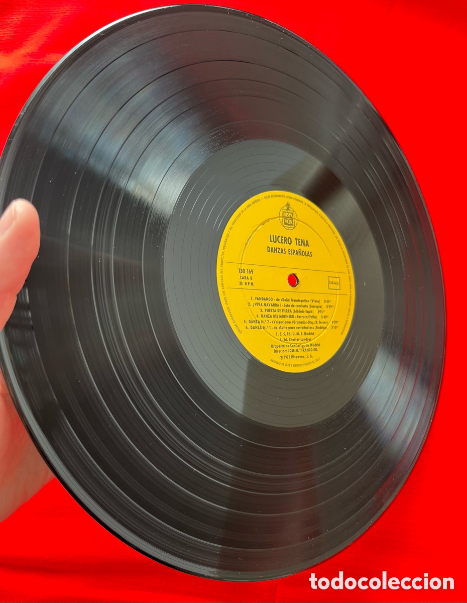 Discos de vinilo: Vinilo LP Lucero Tena - Danzas espa&ntilde;olas - Foto 5