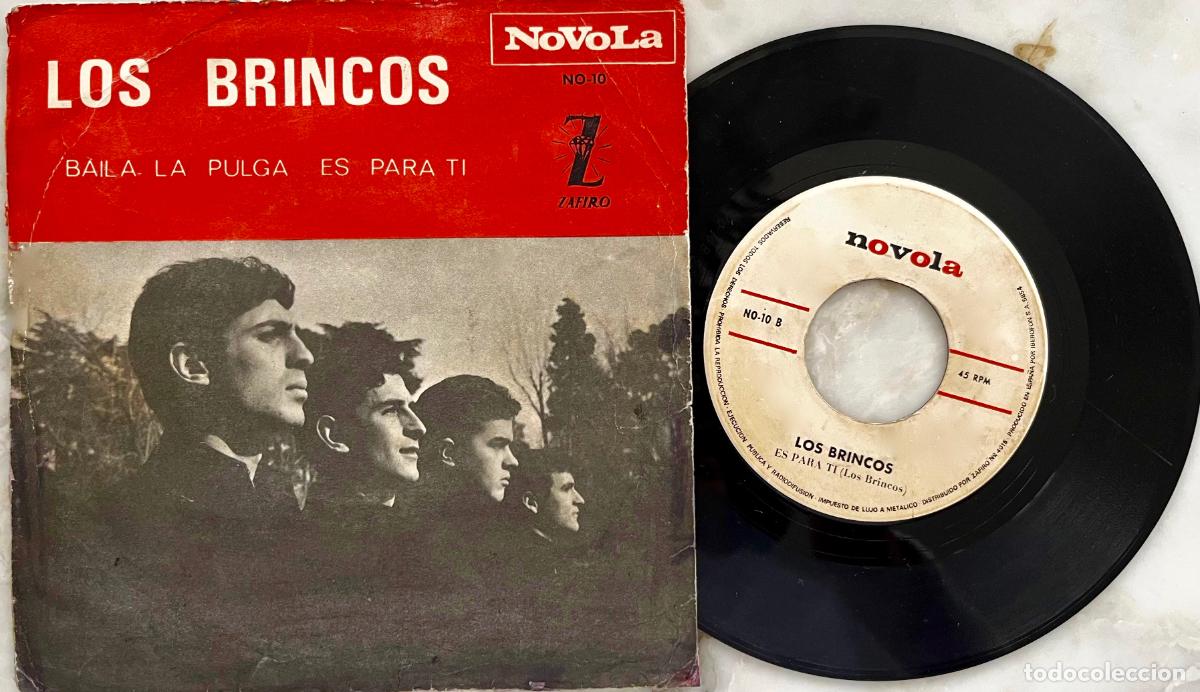 Discos de vinilo: LOS BRINCOS. BAILA LA PULGA. SINGLE ORIGINAL ESPA&Ntilde;A 1965