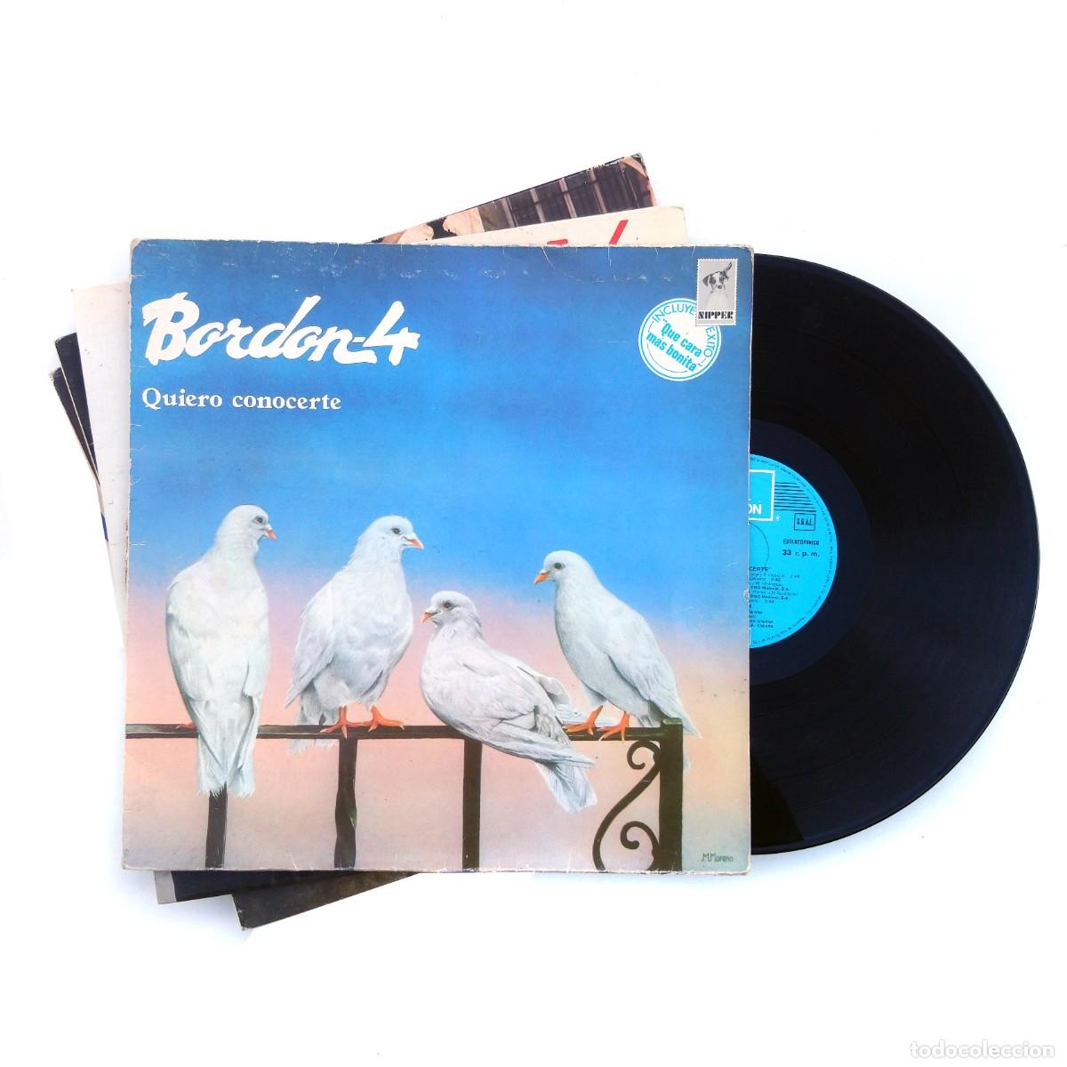 Discos de vinilo: BORDON 4 Lote 3 LP Quiero Conocerte 15 Exitos Bordados Caballo De Carton