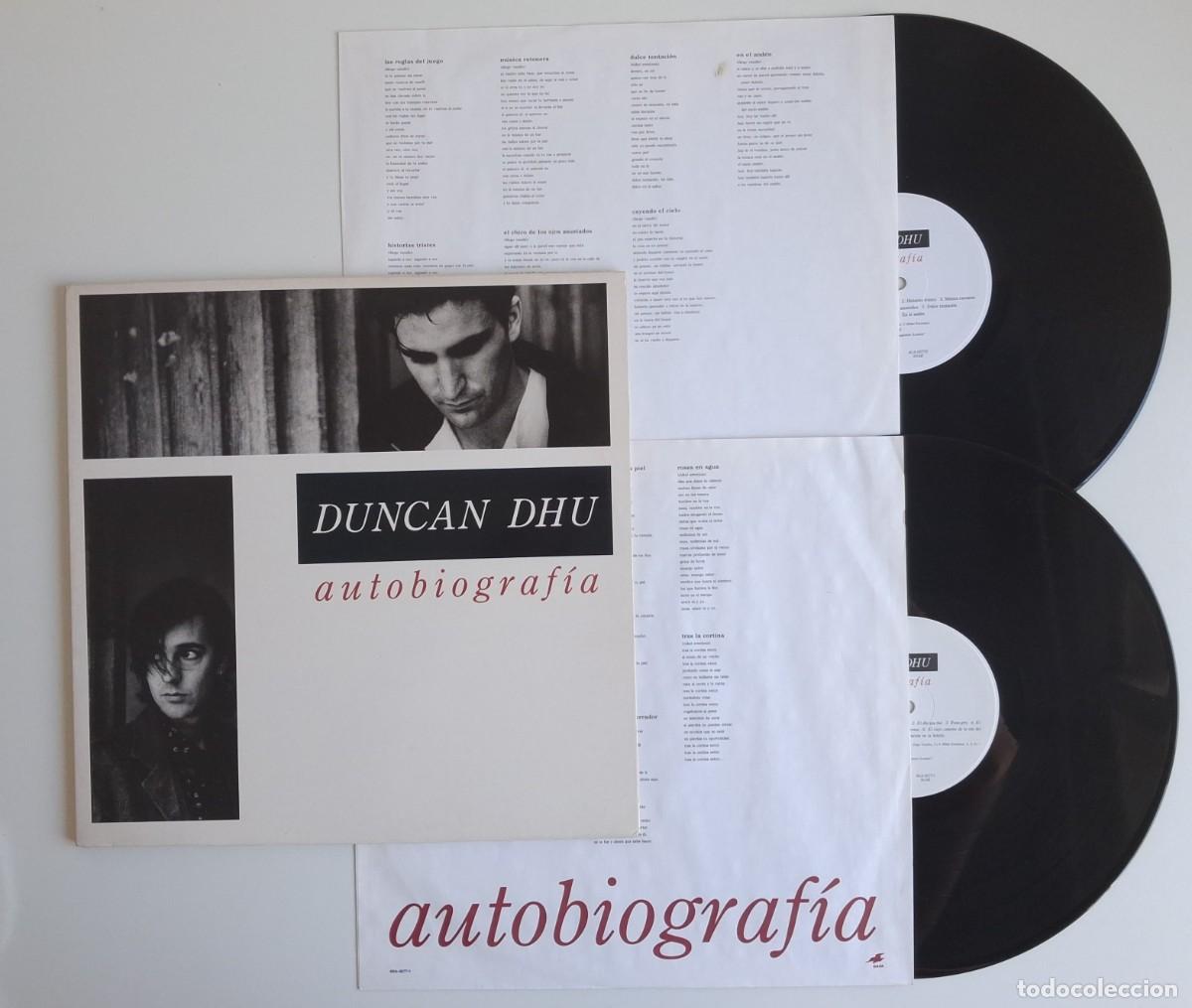 Discos de vinilo: Duncan Dhu &ndash; Autobiograf&iacute;a &lrm;