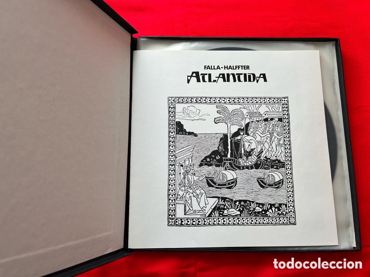 Discos de vinilo: Cofre 2LPs Manuel de Falla - Atl&aacute;ntida - Foto 5