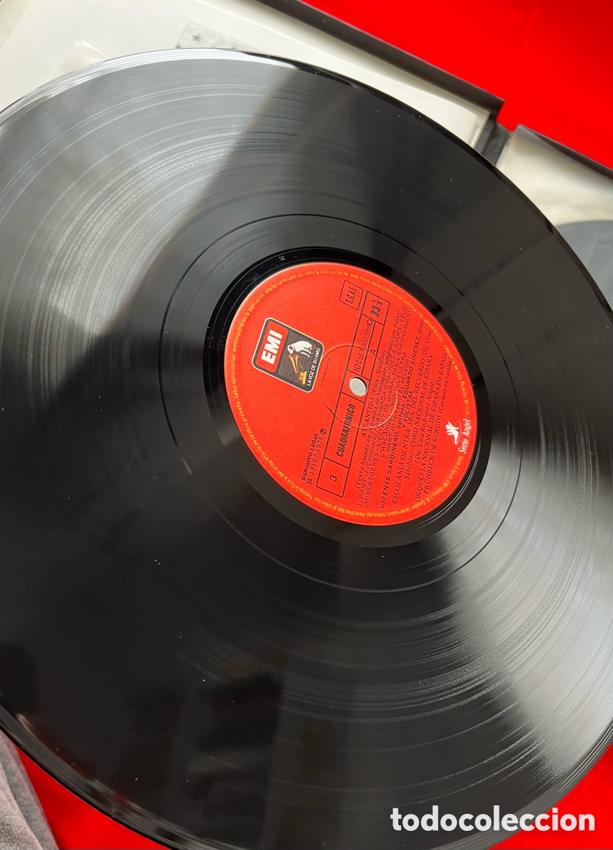Discos de vinilo: Cofre 2LPs Manuel de Falla - Atl&aacute;ntida - Foto 7