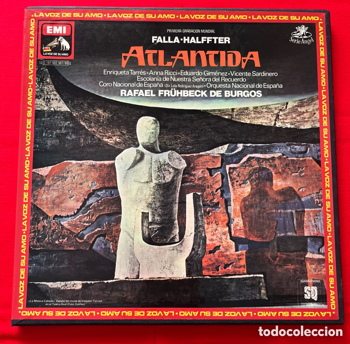 Discos de vinilo: Cofre 2LPs Manuel de Falla - Atl&aacute;ntida - Foto 1