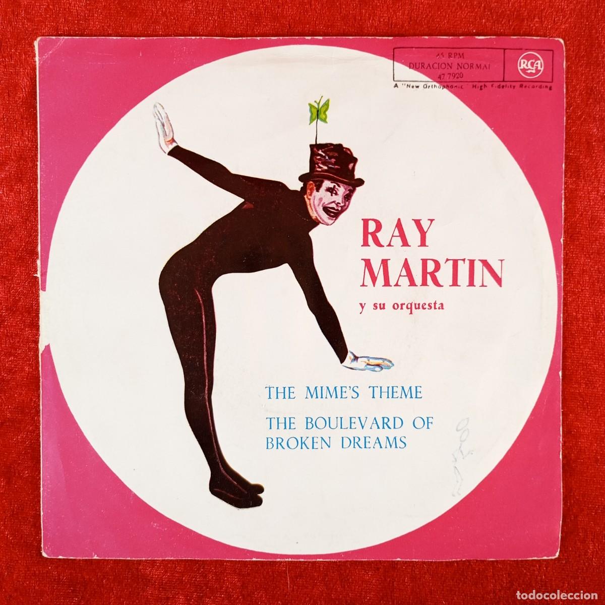 Discos de vinilo: RAY MARTIN Y SU ORQUESTA - THE MIME'S THEME... - SINGLE VINILO - RCA - 47-7920 / 3202
