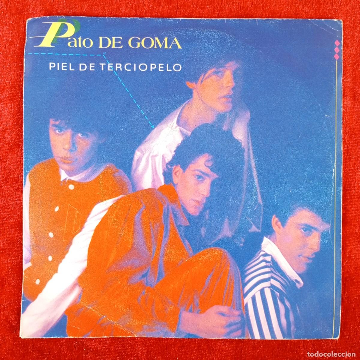 Discos de vinilo: PATO DE GOMA - PIEL DE TERCIOPELO, UN NUEVO JUEGO - SINGLE VINILO - WEA - S 249405-7 / 3210