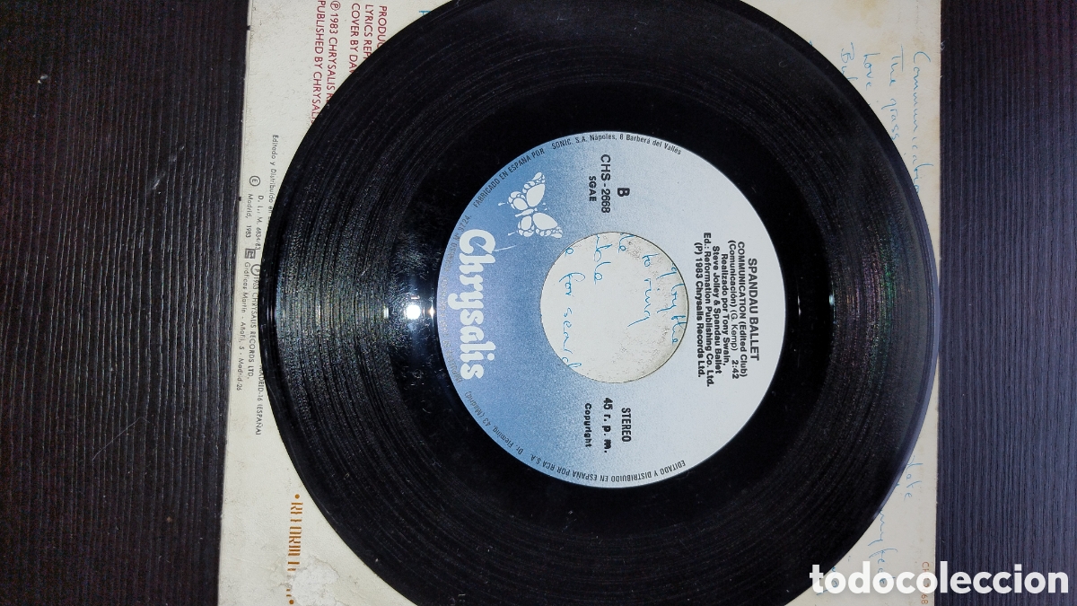 Discos de vinilo: Spandau ballet disco 45 rpm - Foto 3