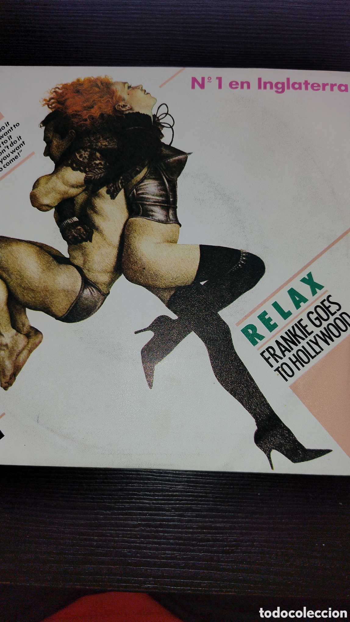 Discos de vinilo: Frankie Goes to Hollywood disco cuarenta y cinco rpm
