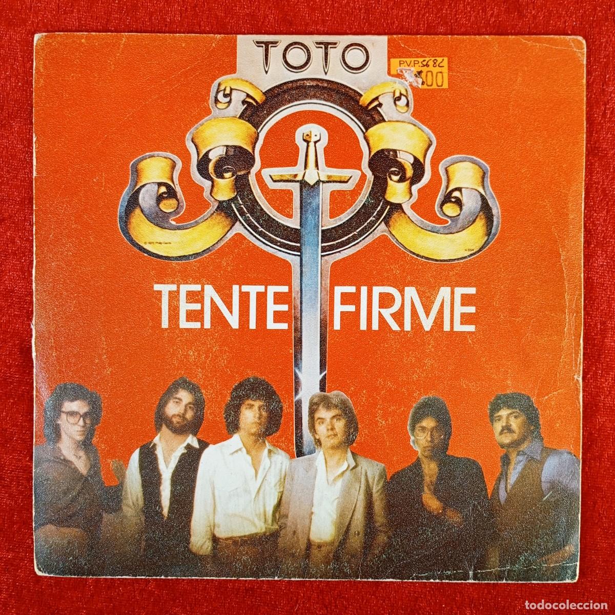Discos de vinilo: TOTO - TENTE FIRME, RETRAYENDOME - SINGLE VINILO - CBS - EST&Eacute;REO - CBS 6784 / 3225
