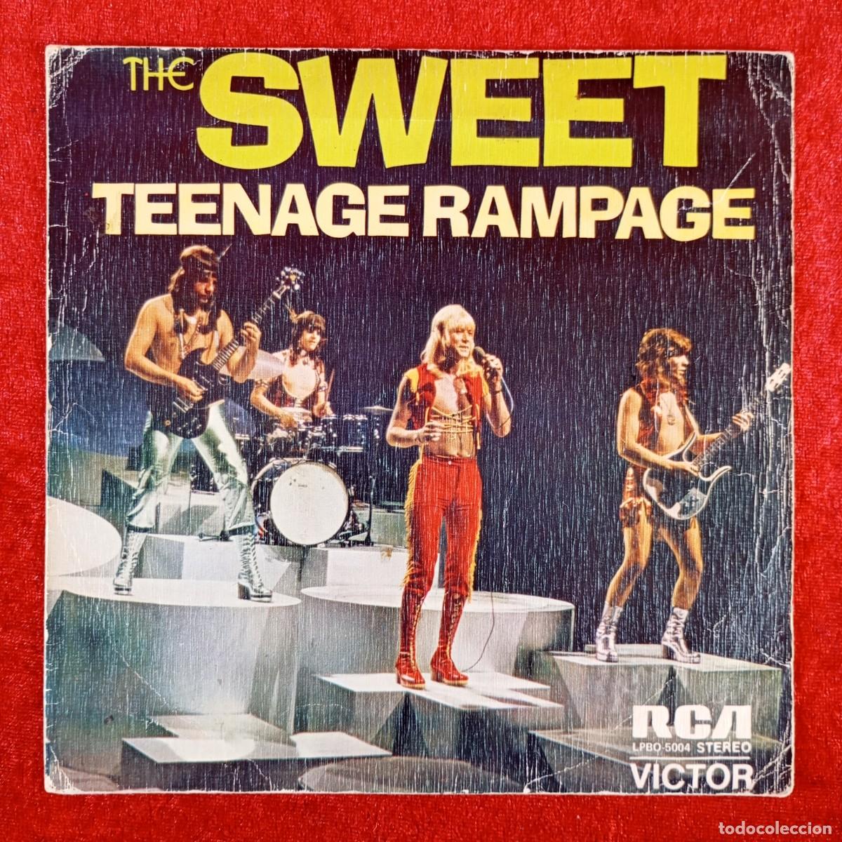 Discos de vinilo: THE SWEET - TEENAGE RAMPAGE, OWN UP... - SINGLE VINILO - RCA VICTOR - STEREO - LPBO-5004 / 3227