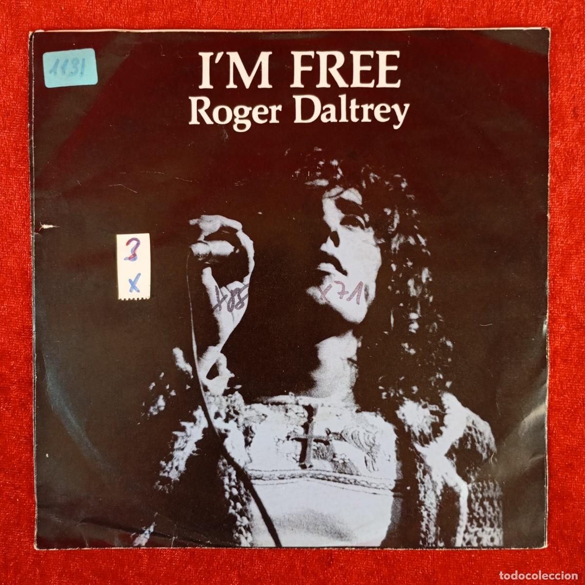Discos de vinilo: ROGER DALTREY - I'M FREE - SINGLE VINILO - AM RECORDS - 12 983 AT / 3229
