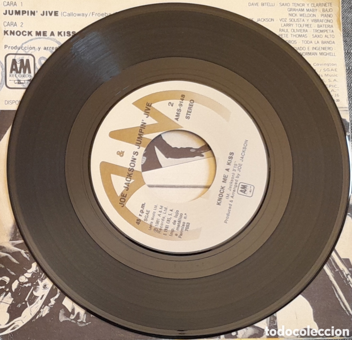 Discos de vinilo: JOE JACKSONS - JUMPIN FIVE + 1 - CBS 1981 - Foto 4