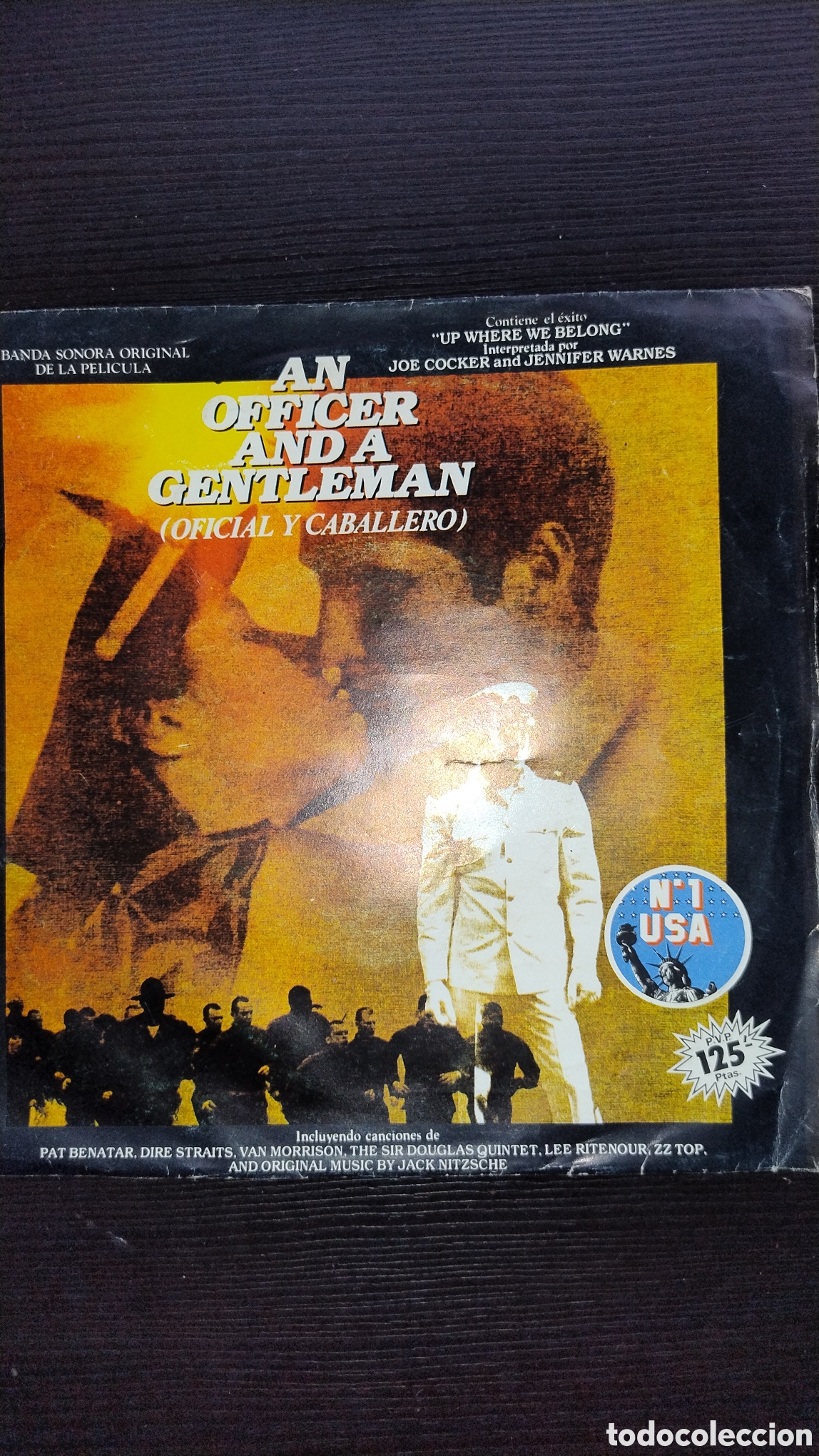 Discos de vinilo: Banda sonora oficial y caballero disco 45 rpm