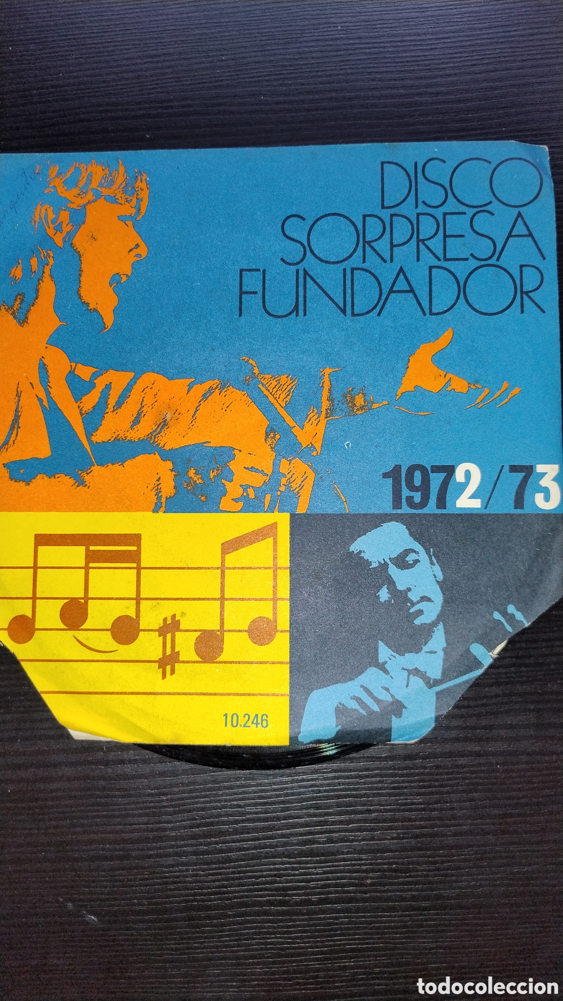 Discos de vinilo: Disco sorpresa fundador 45 rpm por feo en infantil de Espa&ntilde;a